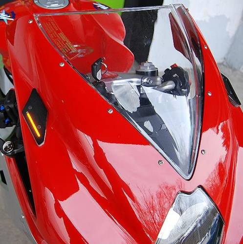 New Rage Cycles - New Rage Cycles Mirror Block Off Turn Signals - F34-MBO