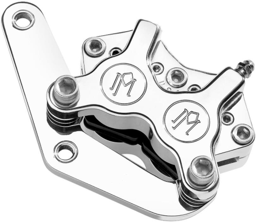 Performance Machine - Performance Machine Classic Single Disc Front Brake Caliper Kit - Contrast Cut - 1219-0017-BM
