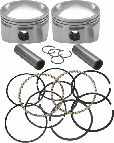 S&S Cycle - S&S Cycle Forged Pistons for 88ci.- 103ci. Motors and Sidewinder Kit - .060 Oversize - 106-5789