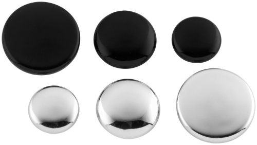 BikeMaster - BikeMaster Bolt Caps - 10mm - Black - 152281
