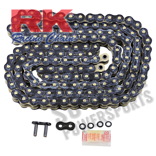 RK - RK 530 Max-Z Chain - 150 Links - Black/Gold - 530MAXZ-150-BG