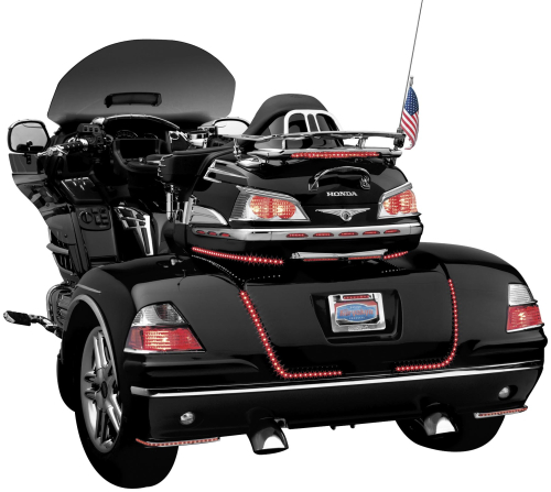 Kuryakyn - Kuryakyn LED Rear Fender Corner Trim For GL1800 California Sidecar Trikes - 3224