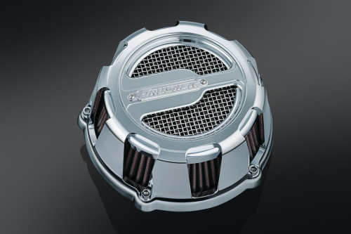 Kuryakyn - Kuryakyn Crusher Maverick Air Cleaner Assembly for Custom Applications - Chrome - 9886