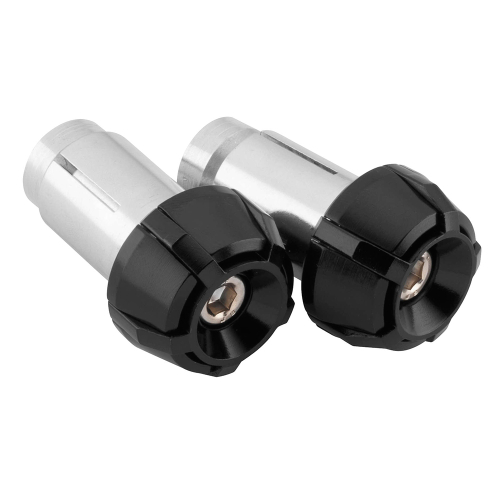BikeMaster - BikeMaster Anti-Vibration Bar Ends - Black/Black - 152150