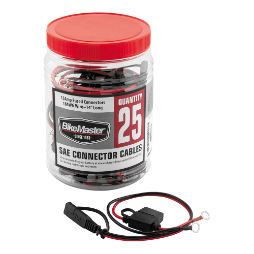 BikeMaster - BikeMaster SAE Wire with Fuse - 25pc. - SPT-1 30 CM