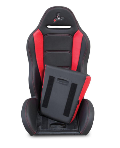 Dragonfire Racing - Dragonfire Racing HighBack RT Seats (Pair) - Black/Red - 521416