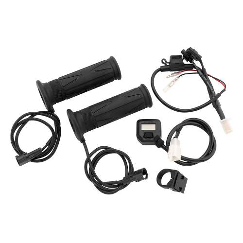 BikeMaster - BikeMaster Heated Grips with LCD Voltage Display - 266282