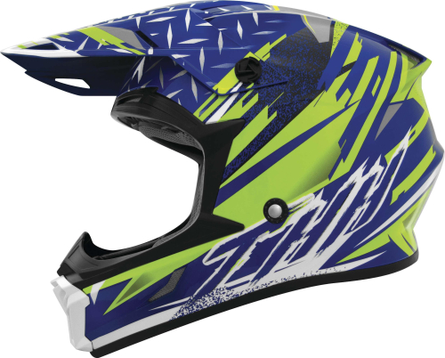 THH Helmets - THH Helmets 710X Assault Helmet - 646186 - Blue/Yellow - X-Small