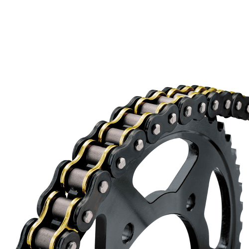 BikeMaster - BikeMaster 520 BMOR Series Chain - 100 Links - Black/Gold - 197231