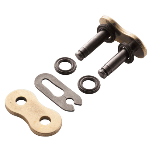 BikeMaster - BikeMaster Clip Connecting Link for 530 BMOR Series O-Ring Chain - Gold - 197396