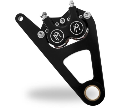 Performance Machine - Performance Machine Classic Single Disc Front Brake Caliper Kit - Contrast Cut - 1230-0017-BM