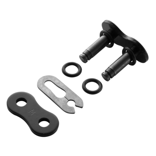 BikeMaster - BikeMaster Clip Connecting Link for 525 BMOR Series O-Ring Chain - Black - 197274