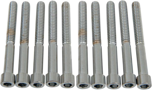 Drag Specialties - Drag Specialties Coarse-Thread Socket-Head Bolts - 1/4in.-20 x 2 1/4in. - MPB186S