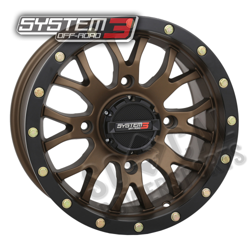 System 3 - System 3 ST-3 Simulated Beadlock Wheel  - 15x7 - 5+2(+40mm) - 4/137 - Bronze - 15S3-1237