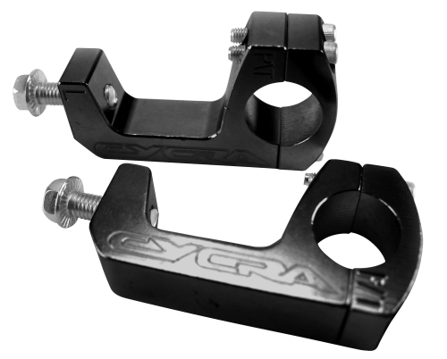 Cycra - Cycra U Clamp Set - 1 1/8in. - Black - 1CYC-1353-12