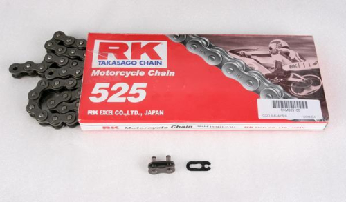 RK - RK 525 M Standard Chain - 110 Links - Natural - 525-110