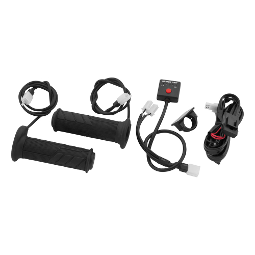 BikeMaster - BikeMaster Heated Grips - 1in. - Black - AM10921E