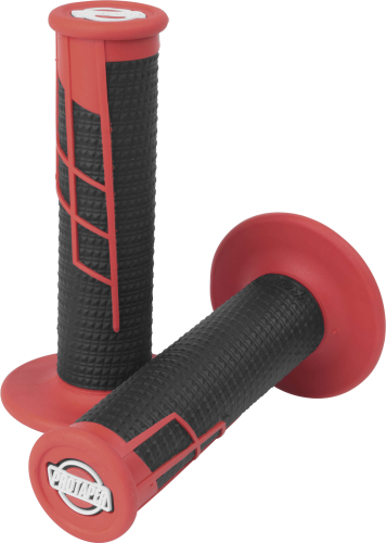 ProTaper - ProTaper Clamp-On Half Waffle Grips - Red/Black - 021662