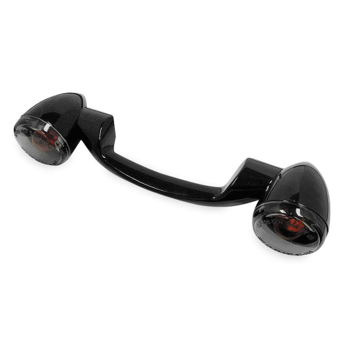 Bikers Choice - Bikers Choice Rear Turn Signals and Bar - Smoke Lens - Black Finish - 491159
