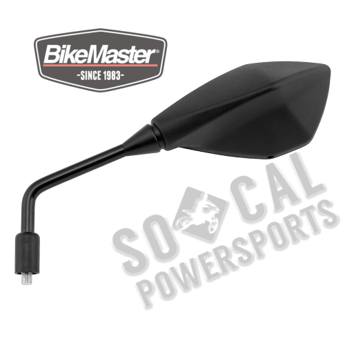 BikeMaster - BikeMaster OEM Replacement Mirror - Left - Black - 600557