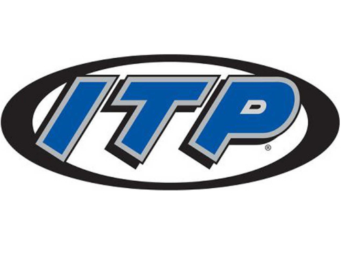ITP - ITP Center Caps for Golf Cart Wheels - Black/Machined - C441SS