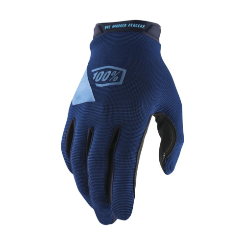 100% - 100% Ridecamp Gloves - 10011-00015 - Navy/Slate Blue - Small
