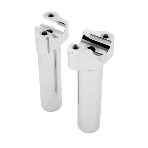Bikers Choice - Bikers Choice 5.5in. Square Shoulder Risers - Chrome - 666716