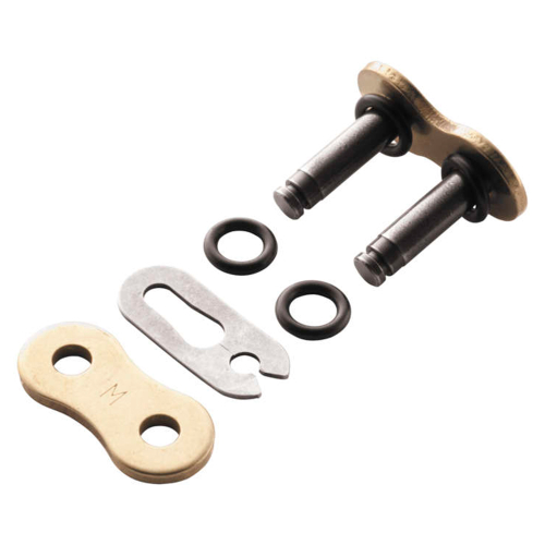 BikeMaster - BikeMaster Clip Connecting Link for 525 BMOR Series O-Ring Chain - Gold - 197275