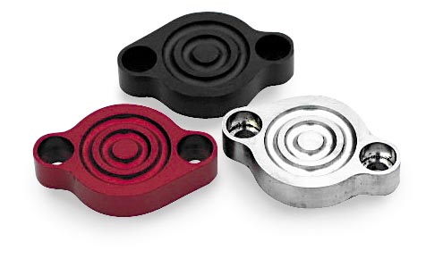 T.M. Designworks - T.M. Designworks Universal Brake Block-Off Kit - Black - YSB-BOP-BK