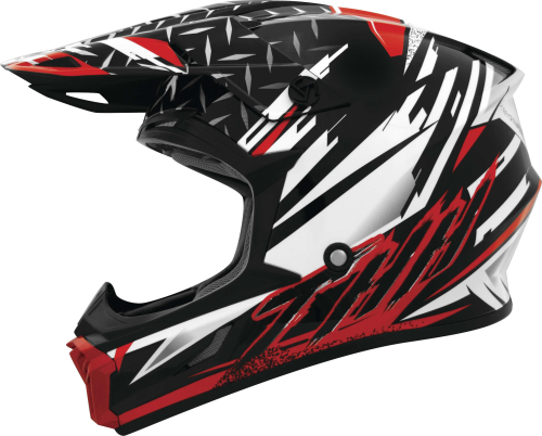 THH Helmets - THH Helmets 710X Assault Helmet - 646198 - White/Red - X-Small