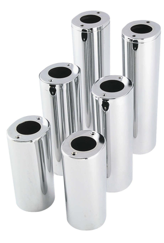 Bikers Choice - Bikers Choice Fork Tube Covers - (+2 over) - Chrome - 496031