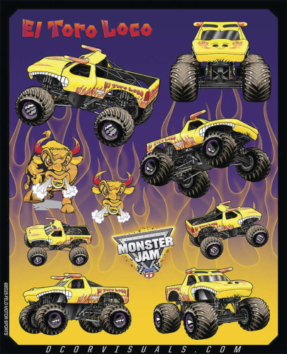 DCOR - DCOR Decal Sheet - El Toro Loco Yellow - 40-90-208