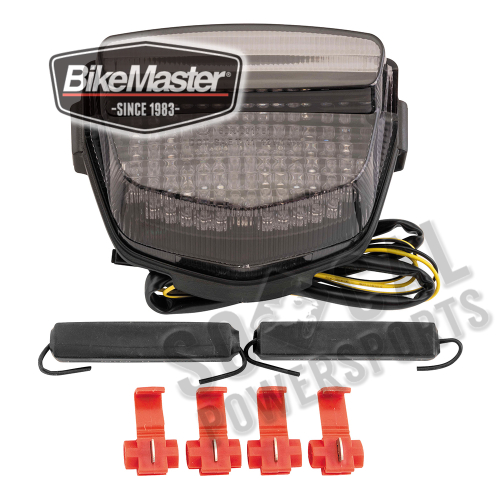 BikeMaster - BikeMaster Integrated Taillight - Smoke Lens - 261719