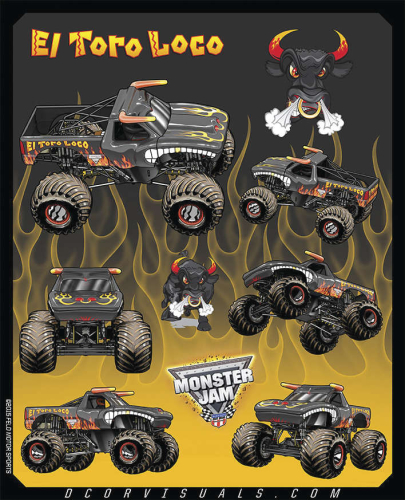 DCOR - DCOR Decal Sheet - El Toro Loco Black - 40-90-206