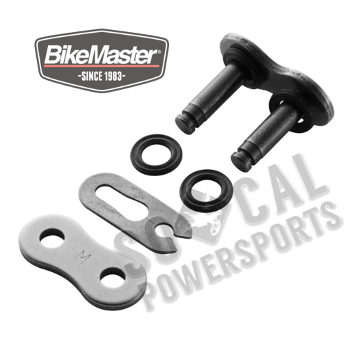 BikeMaster - BikeMaster Clip Connecting Link for 525 BMXR Series X-Ring Chain - Nickel - 197482