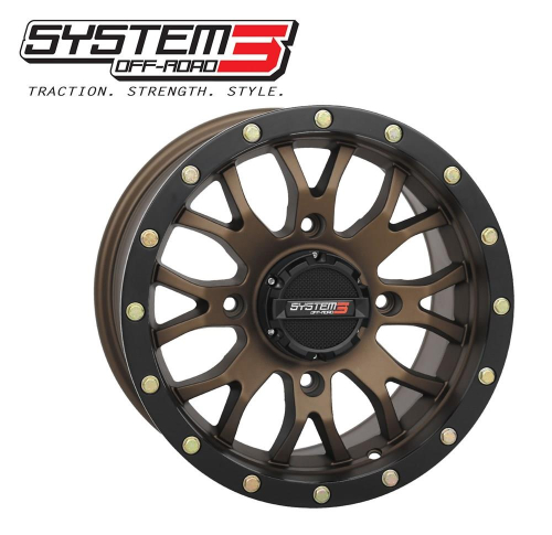 System 3 - System 3 ST-3 Wheel - 14x7 - 5+2(+30mm) - 4/110 - Bronze - 14S3-1210