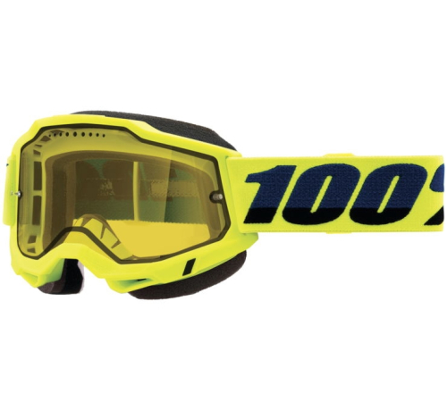 100% - 100% Accuri 2 Snow Goggles - 50021-00003 - Yellow / Yellow Lens - OSFM