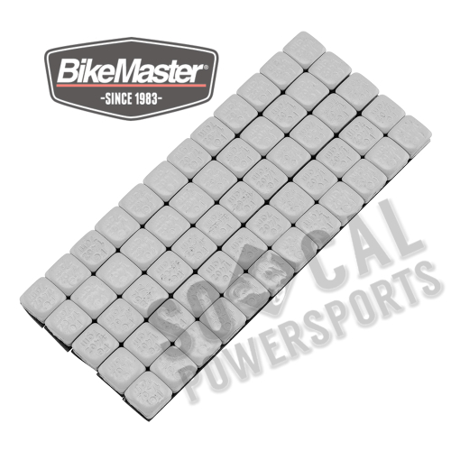 BikeMaster - BikeMaster Square Wheel Weights - .25oz. - Gray - 152503