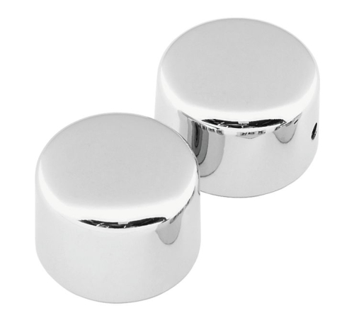Bikers Choice - Bikers Choice Custom Front Axle Cap Set - Black - 492862