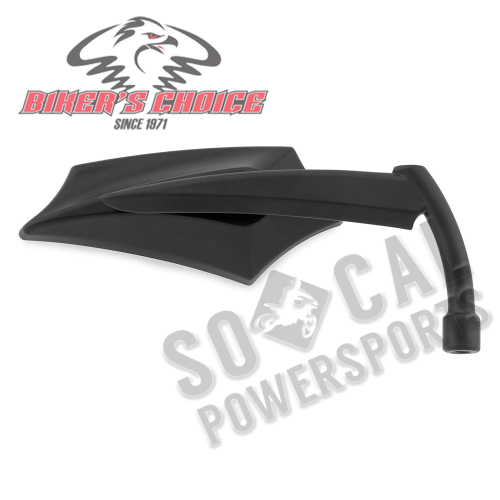 Bikers Choice - Bikers Choice Angler Mirrors - Black - 488742