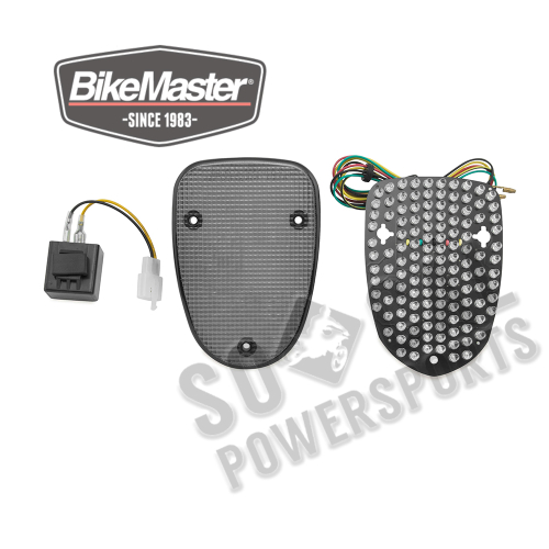 BikeMaster - BikeMaster Integrated Taillight - Smoke Lens - 261825
