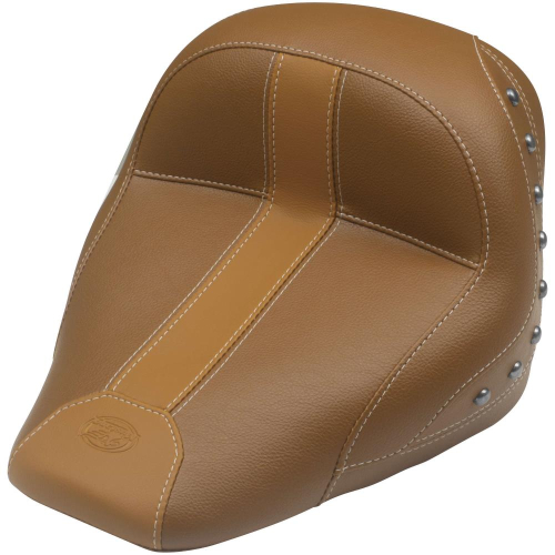 Mustang - Mustang Studded Solo Seat for Scout - Brown - 75389MV