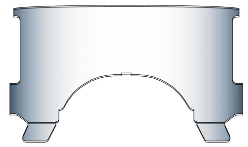 National Cycle - National Cycle Replacement Notched Lower Windows for Heavy Duty Windshields - Clear - 23010
