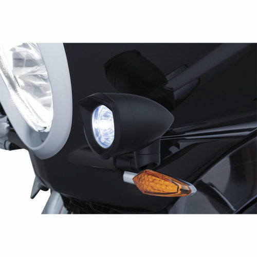Kuryakyn - Kuryakyn Driving Lights - Satin Black - 5062