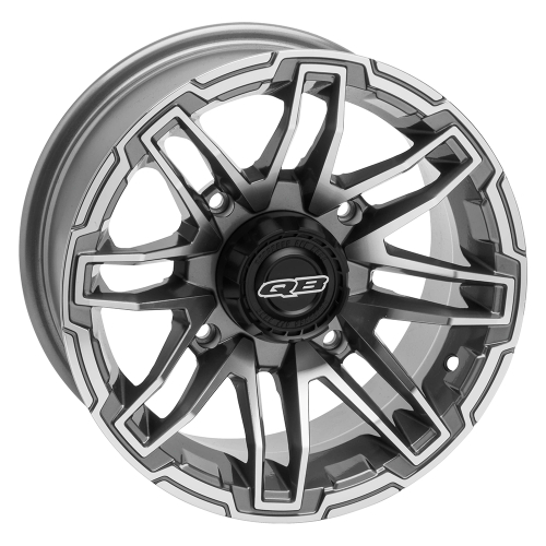 QuadBoss - QuadBoss Stryker Wheel - 14x7 - 5+2 Offset - 4/110 - Gunmetal - 608466
