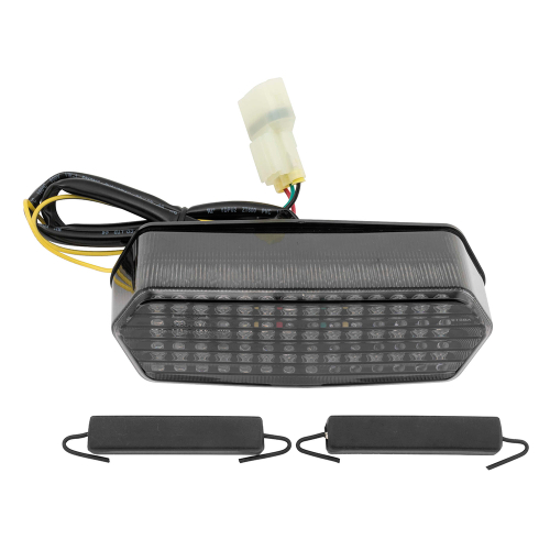 BikeMaster - BikeMaster Integrated Taillight - Smoke Lens - 261985