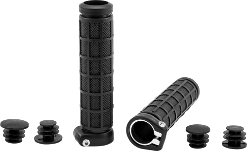 Fly Racing - Fly Racing Grip-Lock Grips - Black/Black - 01120731