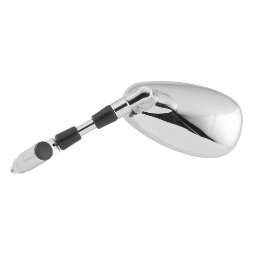 BikeMaster - BikeMaster OEM Replacement Mirror - Left - Chrome - 600461