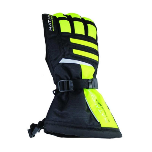Katahdin - Katahdin Commander Gloves - 84281401 - Black/Hi-Vis / Smoke Lens with Cobalt Blue Finish - X-Small