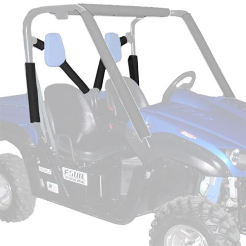 PR Products - PR Products Pro-Rhino Crash Pad Set - Rear Pads - Black - PR-RECP-BK